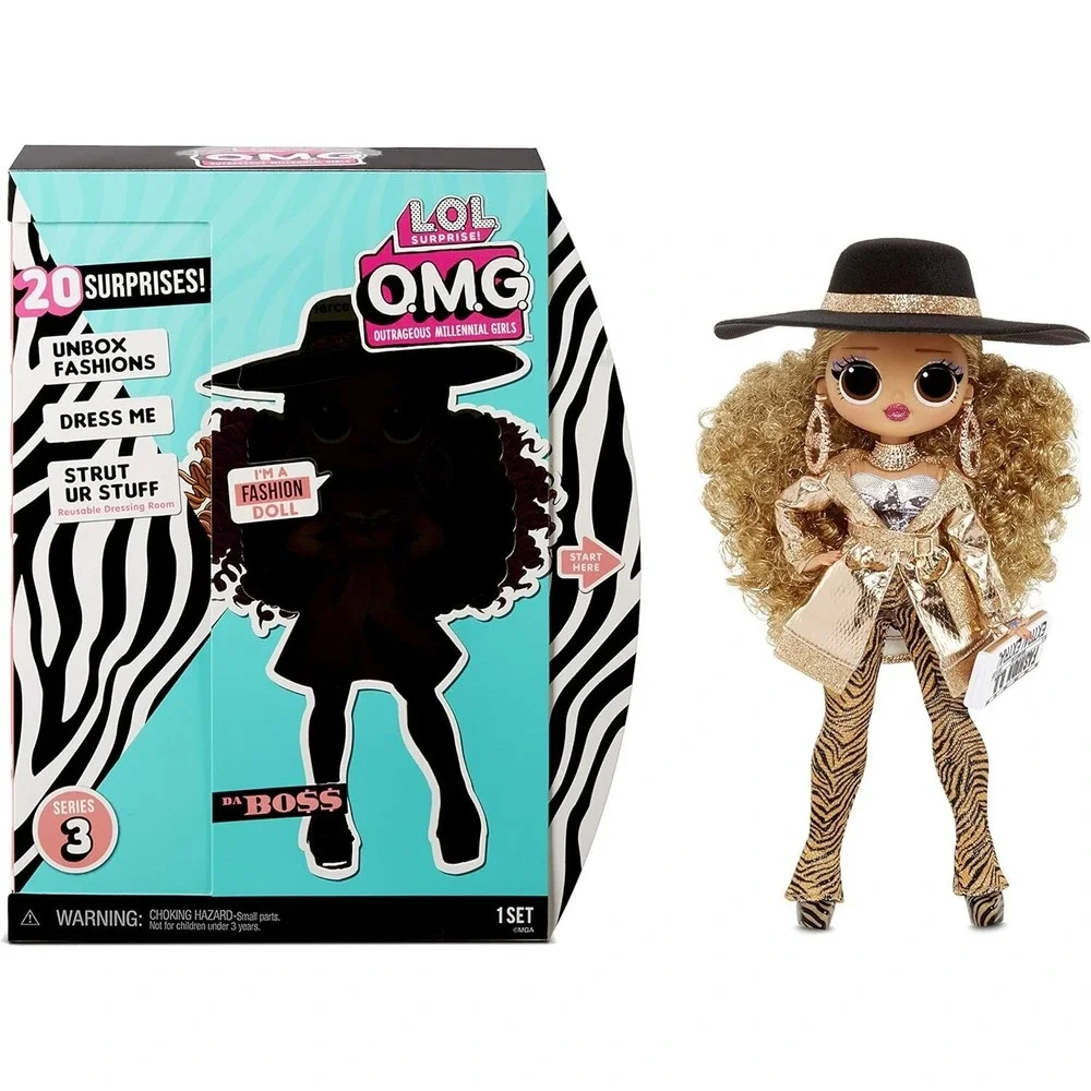 LOL Surprise OMG ~ Da Boss ~ Fashion Doll ~ 20 Surprises ~ Series 3 ~ Brand New!